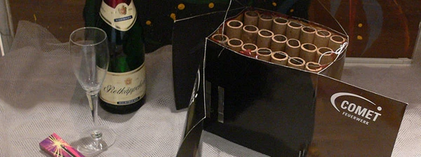 Utensilien zur Silvester-Feier.