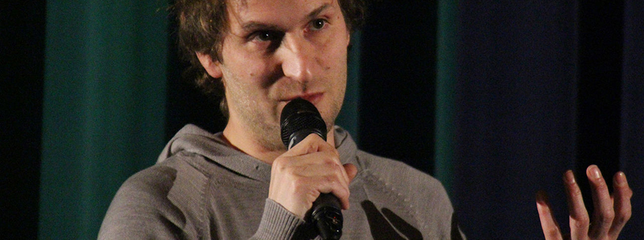 Simon Jaquemet beim Max-Ophüls-Preis 2015.