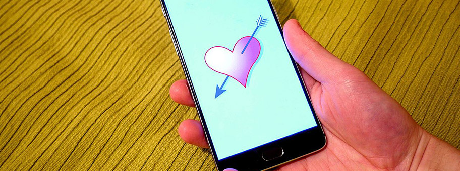 Dating-App auf dem Smartphone.