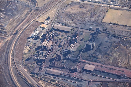Mine in Südafrika.