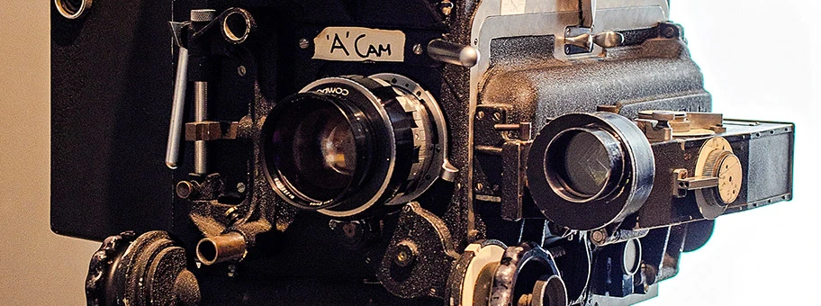 Kamera, die zu den Dreharbeiten von Barry Lyndon von Stanley Kubrick eingesetzt wurde.