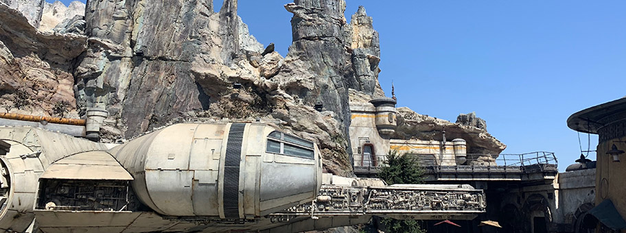 Star Wars-Kulisse im Disneyland.