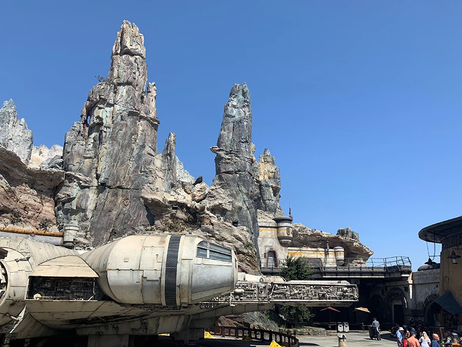 Star Wars-Kulisse im Disneyland.