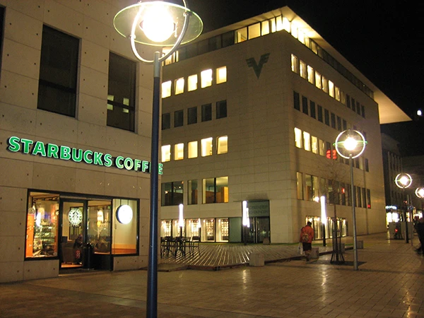 Starbucks Filiale in Dortmund.