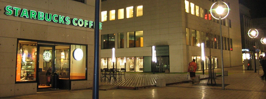Starbucks Filiale in Dortmund.