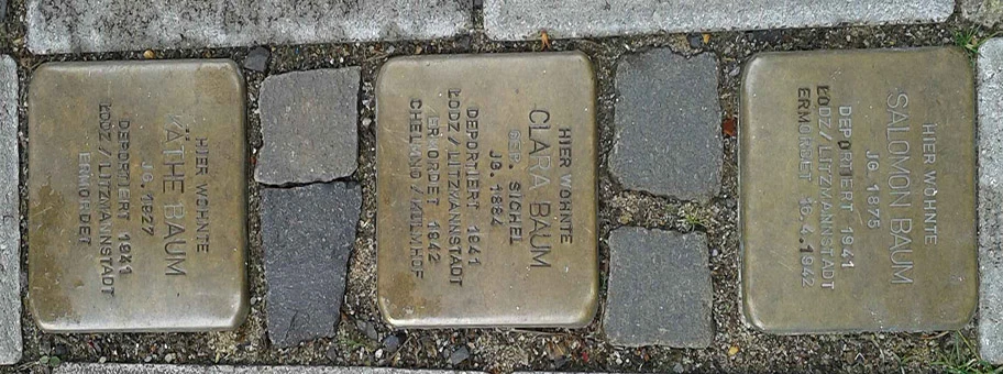 Stolpersteine, Frankfurt am Main, Untere Rützelstrasse 1.