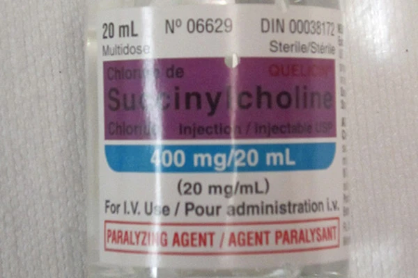 Suxamethonium chloride.