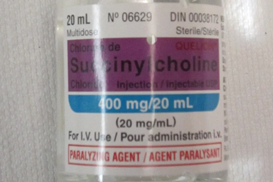 Suxamethonium chloride.