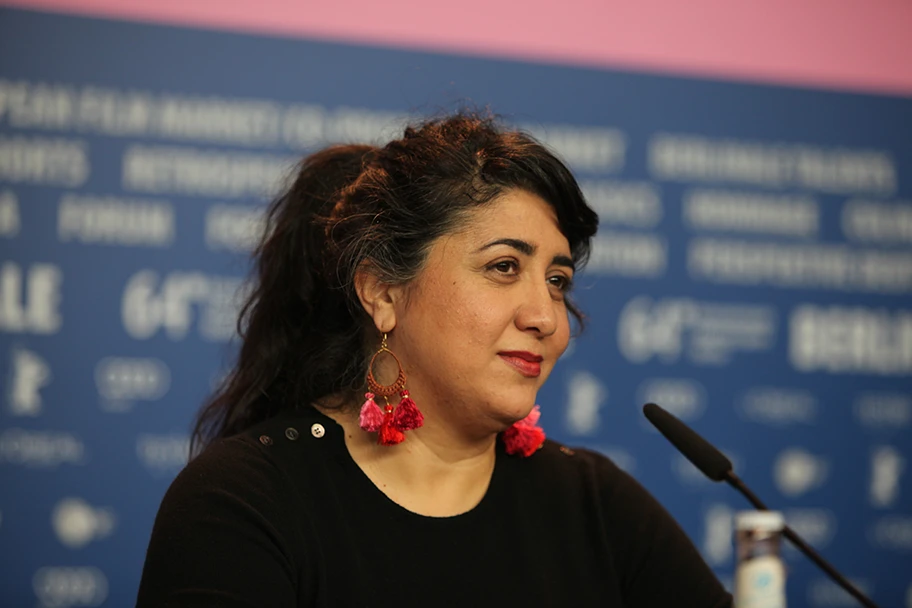 Die österreichische Film-Regisseurin Sudabeh Mortezai bei der Berlinale 2014.