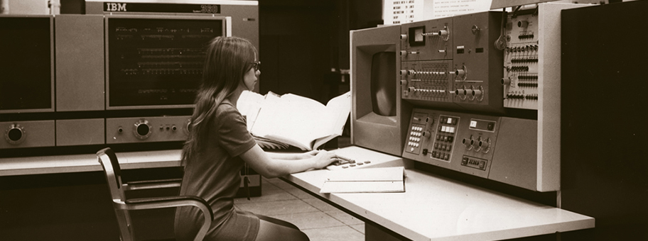 IBM-Konsole der NSA, Januar 1971.