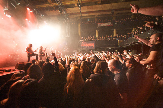 Blackmetal-Konzert in Schweden.