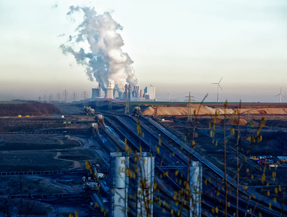 Das Braunkohle-Werk «Tagebau Garzweiler» der RWE Power AG.