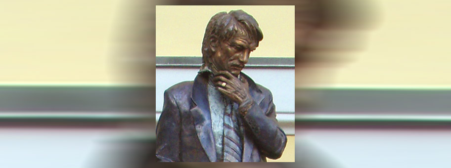 Statue des russischen Filmemachers Andrei Tarkowski.