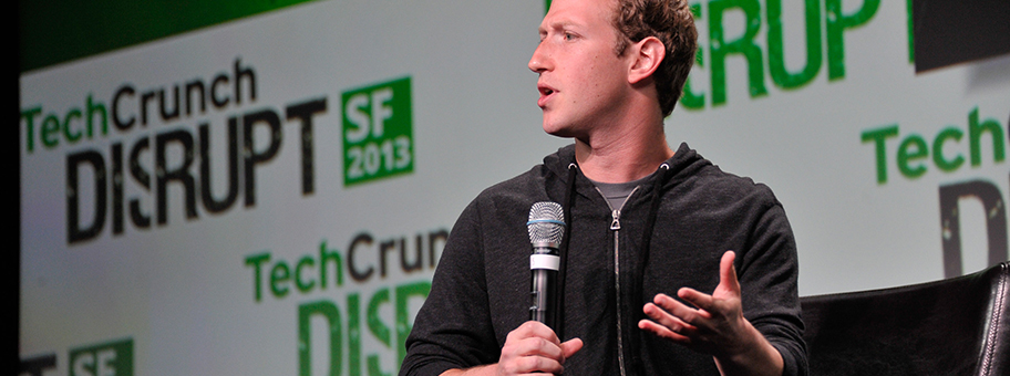 Mark Zuckerberg in San Francisco an der TechCrunch Konferenz im September 2012.