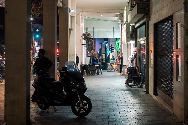 Strassenszene in Tel Aviv.