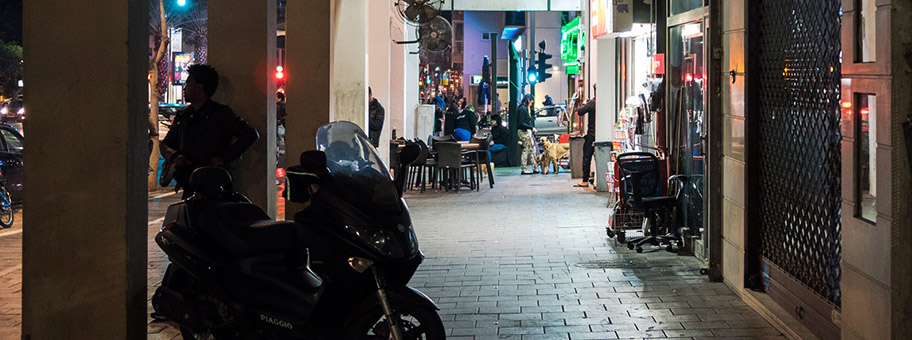 Strassenszene in Tel Aviv.