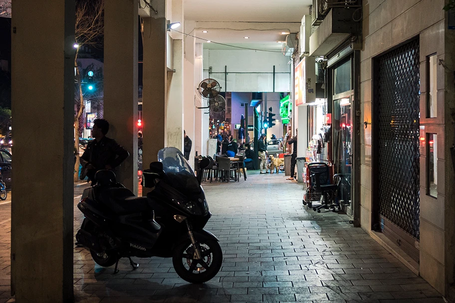 Strassenszene in Tel Aviv.