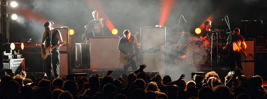 Die Punkband Terrorgruppe beim Wilwarin Festival 2014.