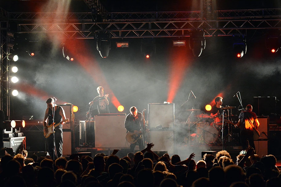 Die Punkband Terrorgruppe beim Wilwarin Festival 2014.