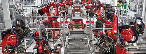 Tesla Fabrik, Juni 2012.