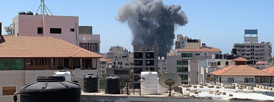 Israelischer Luftangriff im Gazastreifen im Mai 2021.