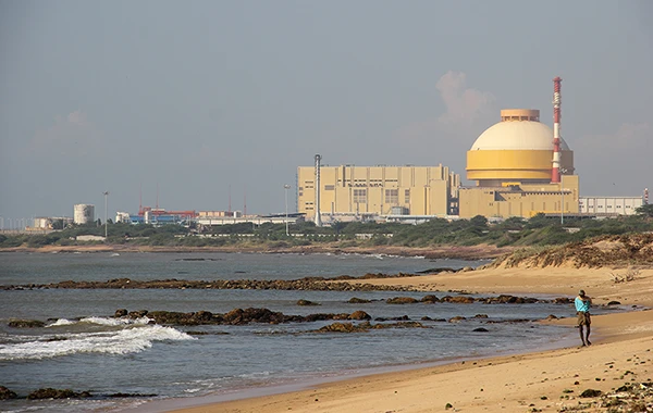 Das Kernkraftwerk Kudankulam in Indien.