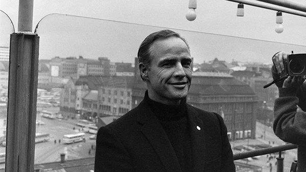Marlon Brando in Finnland, Oktober 1967.