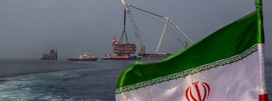 Das vom Streik betroffene Gasfeld South Pars in der iranischen Provinz Bushehr.