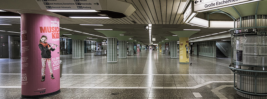 Lockdown in Deutschland, März 2020.