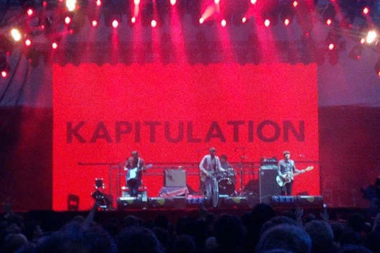 Tocotronic beim Berlin Festival 2012.