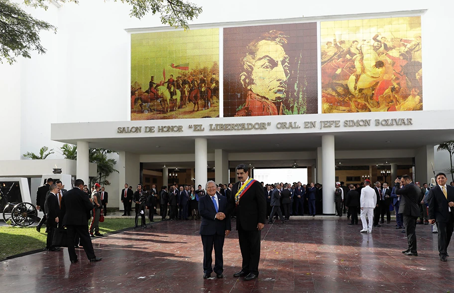 Nicolas Maduro in Caracas, Januar 2019.