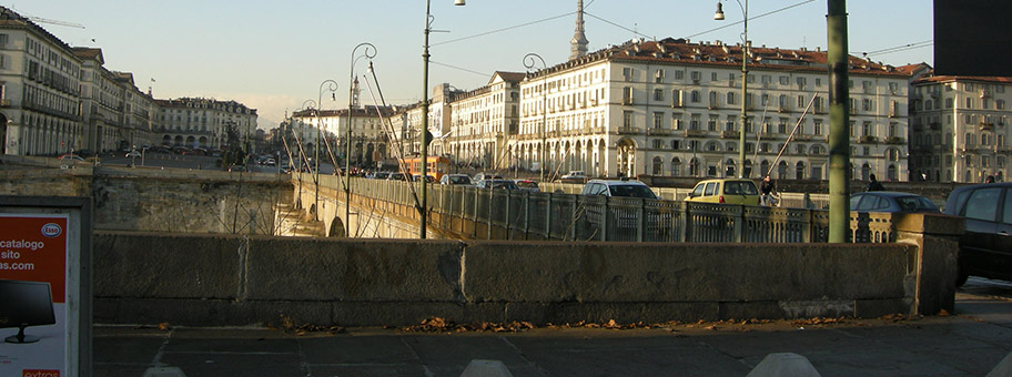 Piazza Vittorio in Turin.
