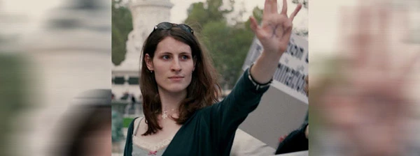 Trans Frau in Paris, Oktober 2005.