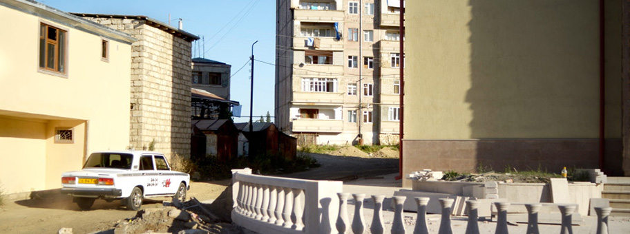 Aussenquartier in Stepanakert, der Hauptstadt von Berg-Karabach.