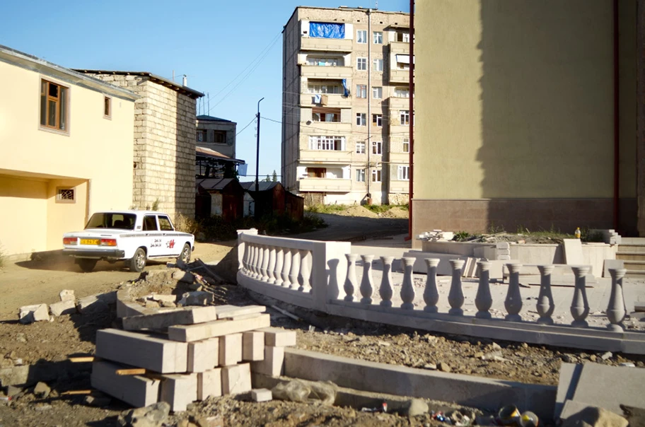 Aussenquartier in Stepanakert, der Hauptstadt von Berg-Karabach.