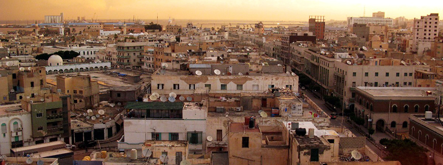 Die Altstadt von Tripolis, Libyen.