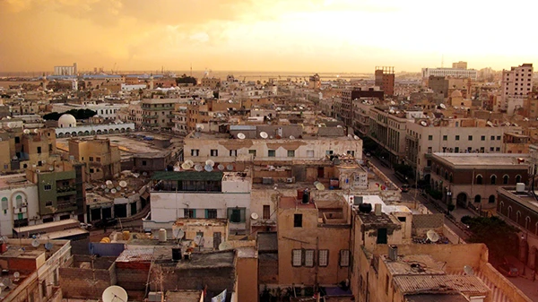 Die Altstadt von Tripolis, Libyen.