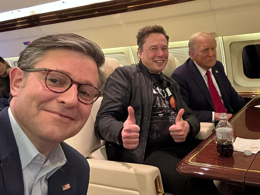 Elon Musk und Donald Trump, 16. November 2024.