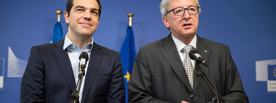 Alexis Tsipras und Jean-Claude Junker im März 2015.
