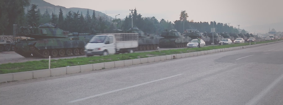 Leopard-Panzer der türkischen Armee, Januar 2018.