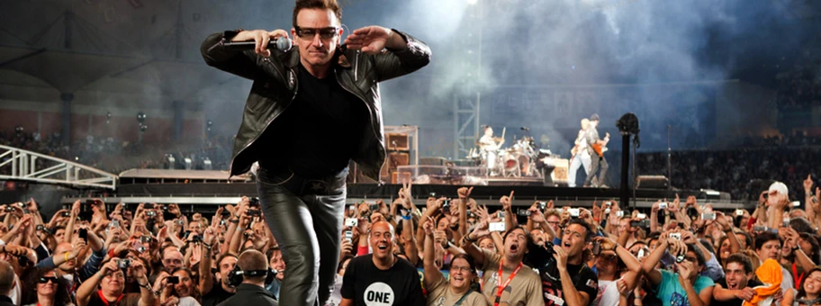 Stets an der Seite der Unterdrückten und Ausgestossenen. Bono, Sänger der irischen Rockband U2.