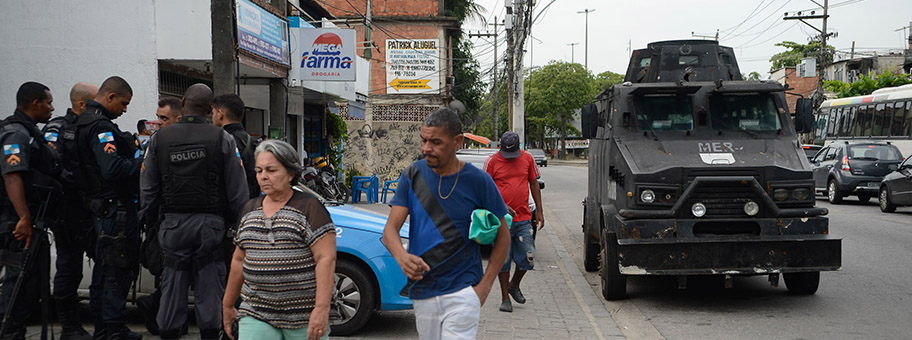 Polizeieinsatz in Cidade de Deus, November 2016.