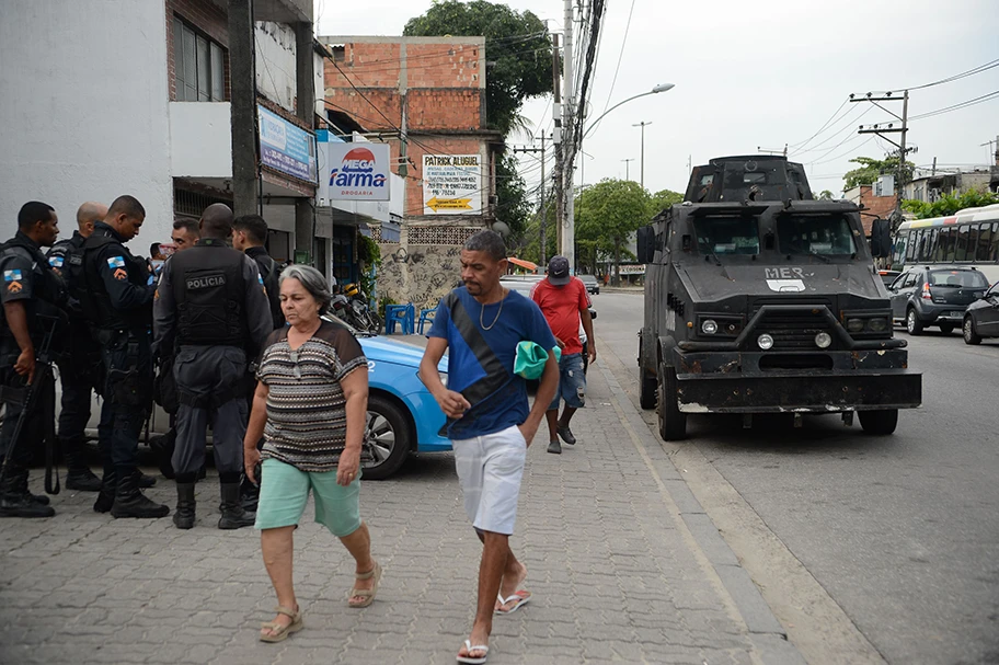 Polizeieinsatz in Cidade de Deus, November 2016.