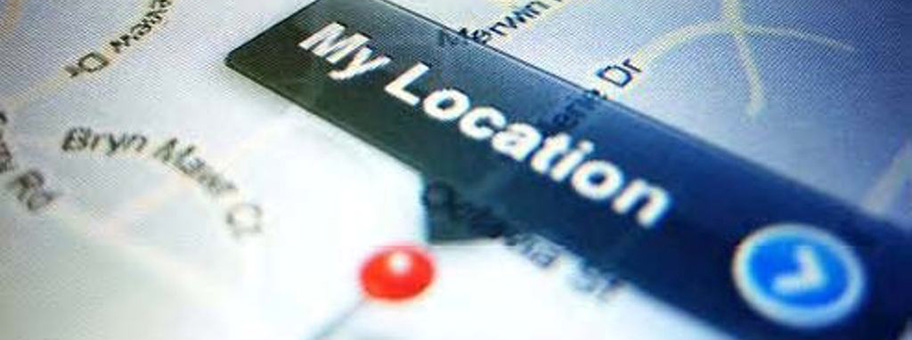 Geotagging mit der GPS-Funktion eines Smartphones.