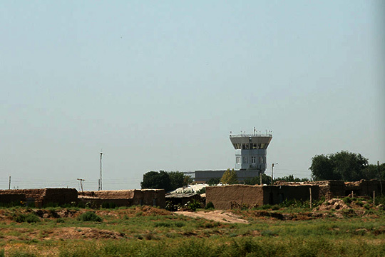 US-Luftwaffenstützpunkt in Qarshi, Uzbekistan.