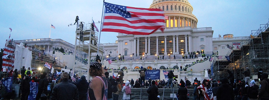 Protest von Trump-Anhängern vor dem Capitol in Washington, 6. Januar 2021.
