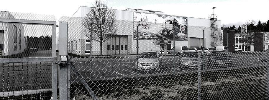 Werkhallen der Rheinmetall Waffe Munition in Unterlüss.
