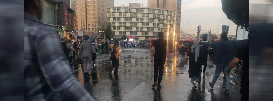 Proteste in Teheran am 19. September 2022.