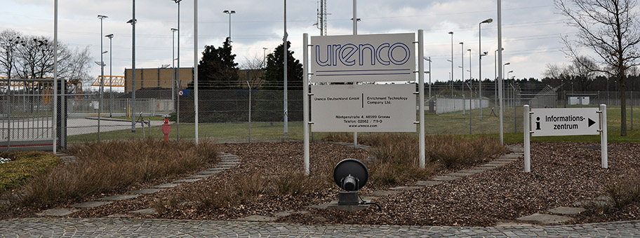 Urananreicherungsanlage der Firma Urenco in Gronau.