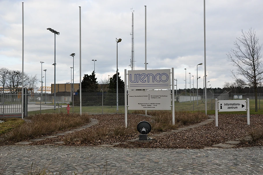 Urananreicherungsanlage der Firma Urenco in Gronau.